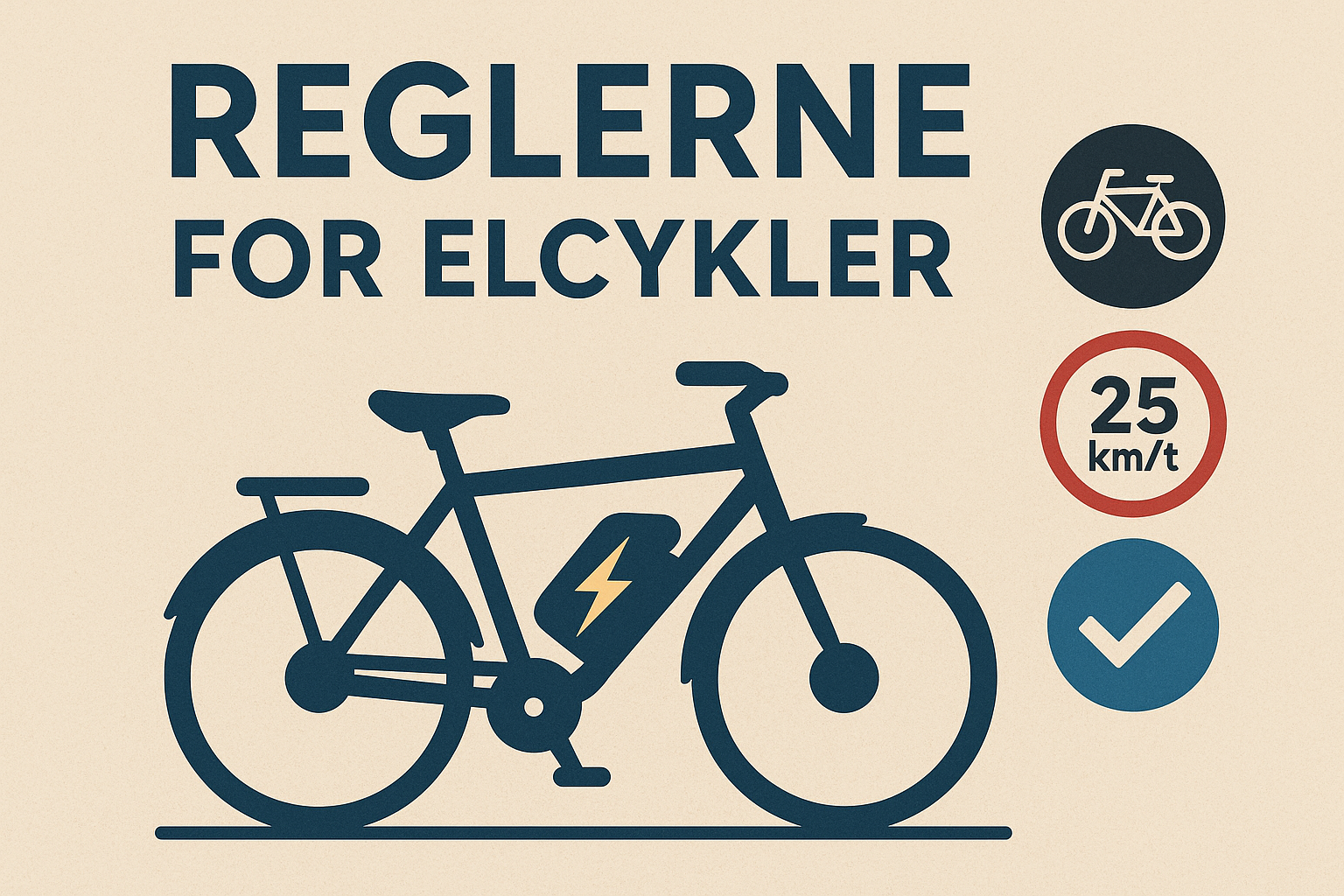 Elcykel regler Danmark