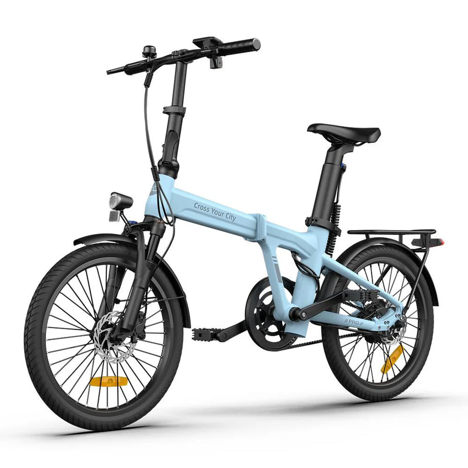 ADO Air 20 Pro Foldbar Elcykel – Letvægts E-Bike med Remtræk